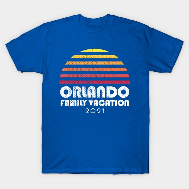 Orlando Family Vacation Florida Sun T-Shirt by PodDesignShop